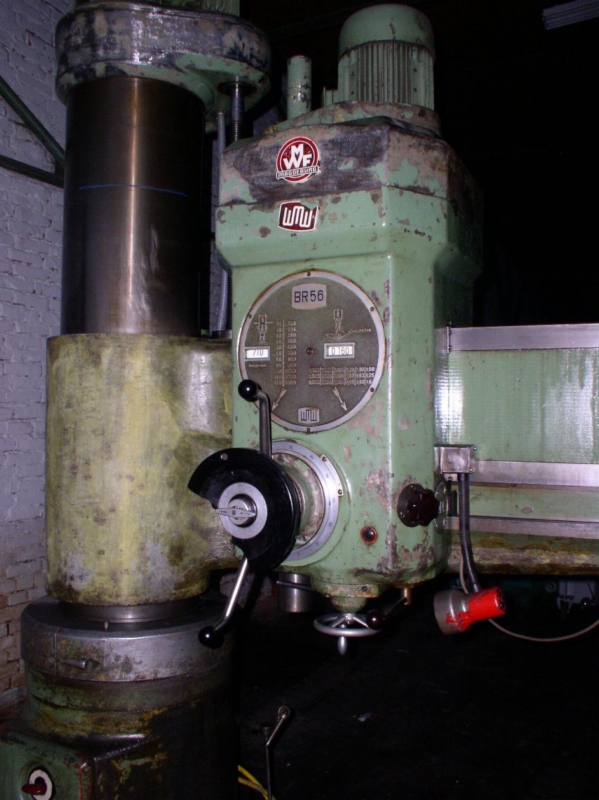 gebrauchte Metallbearbeitungsmaschinen Radialbohrmaschine WMW BR 56