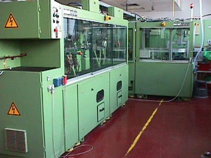 gebrauchte Metallbearbeitungsmaschinen Stanz- u. Biegeautomat WUENSCH Systemat 2000, Schrack III, RY-Trager