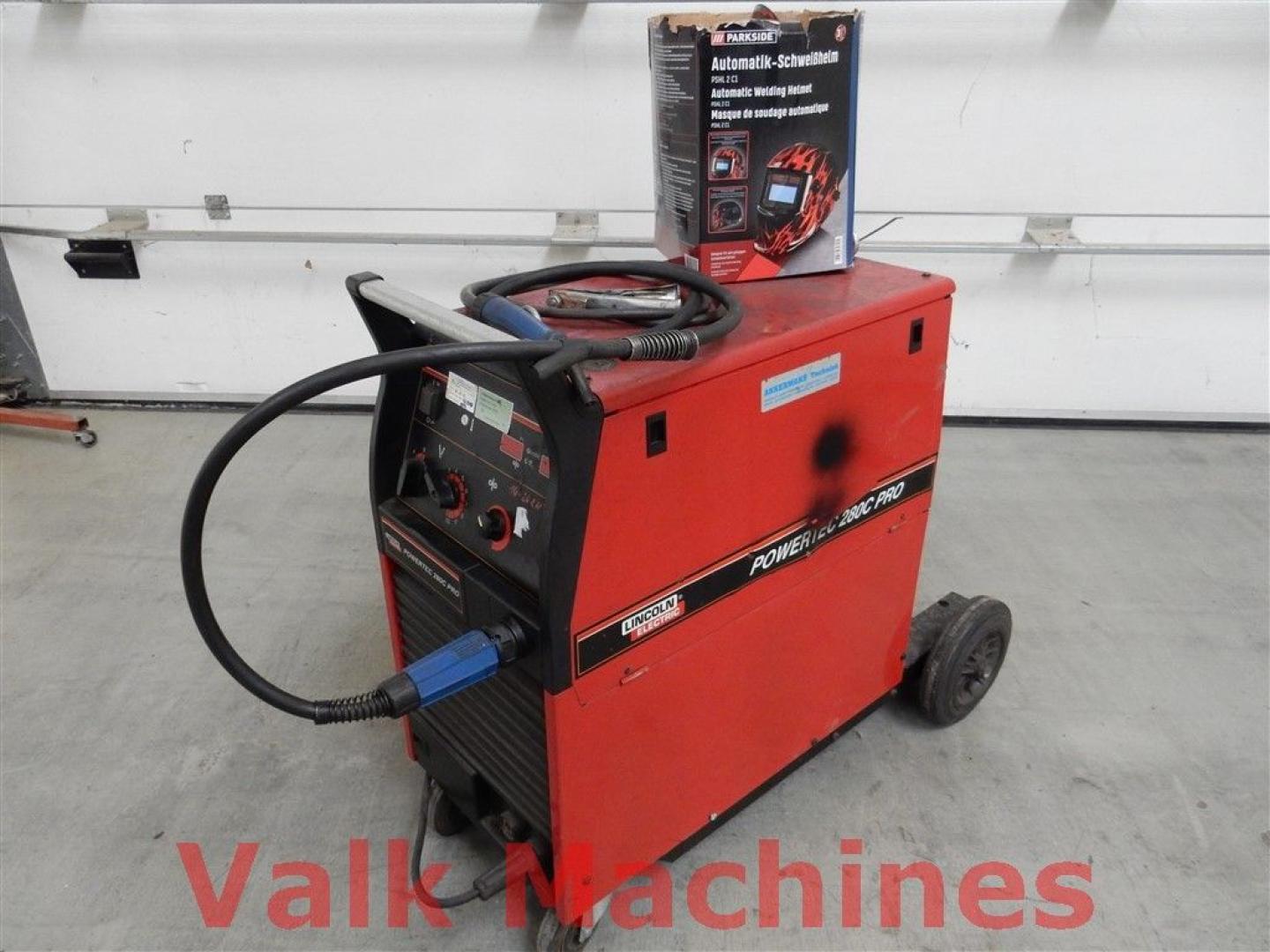 used Machines available immediately Protective Gas Welding Machine Lincoln Electric Powertec 280C Pro