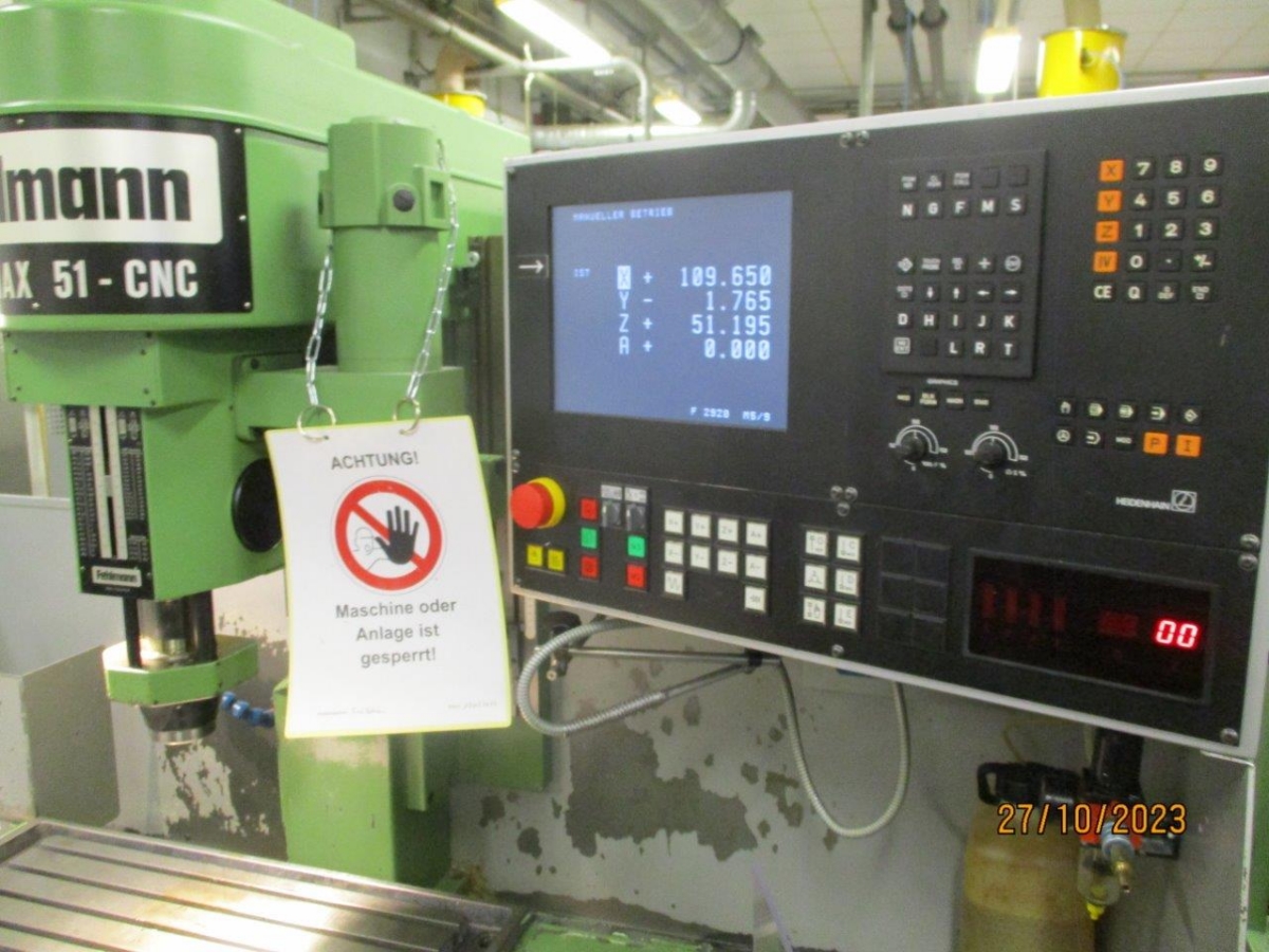 gebrauchte Maschinen sofort verfügbar Koordinatenbohrmaschine FEHLMANN Picomax 51 CNC 3