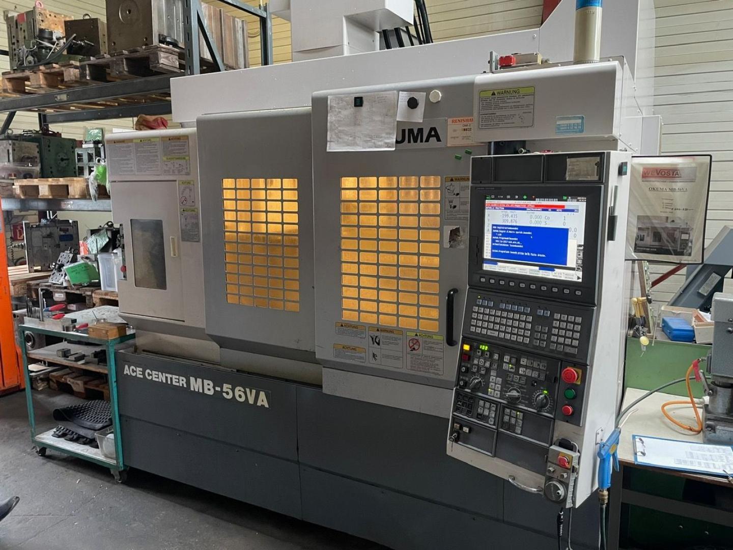 gebrauchte Metallbearbeitungsmaschinen Bearbeitungszentrum - Vertikal OKUMA MB-56VA