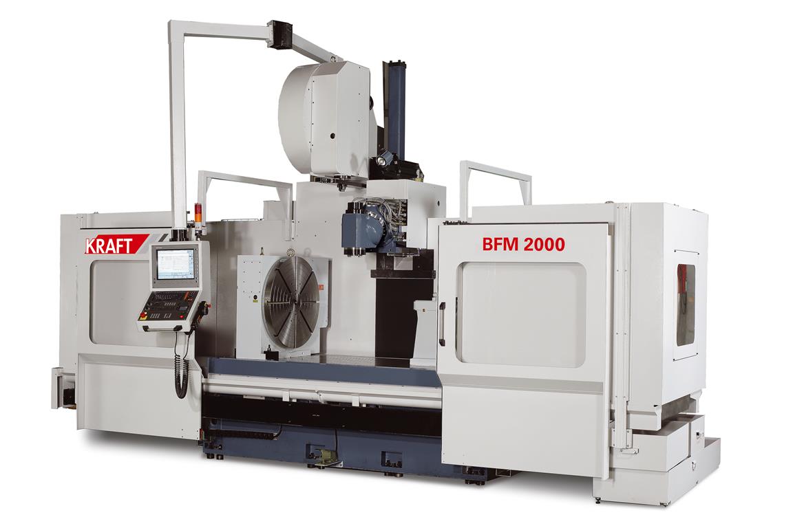 gebrauchte Fräsmaschinen Bettfräsmaschine - Universal KRAFT BFM 2000