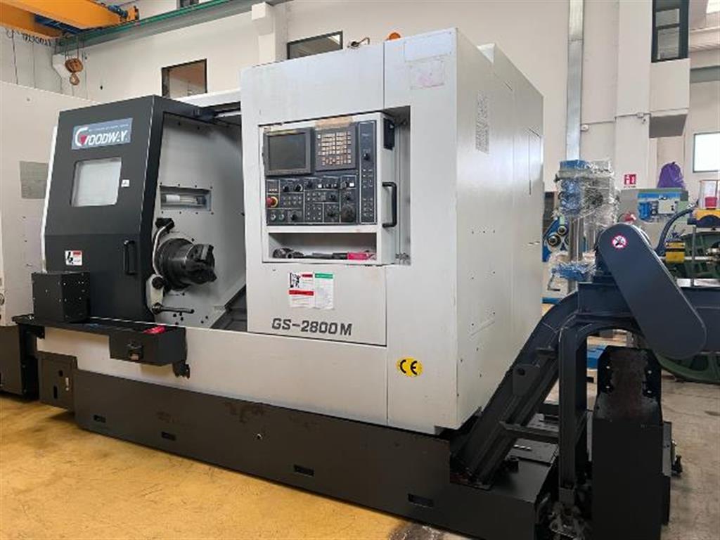 used Machines available immediately CNC Lathe - Inclined Bed Type Goodway GS 2800 M  GS 2800 M 