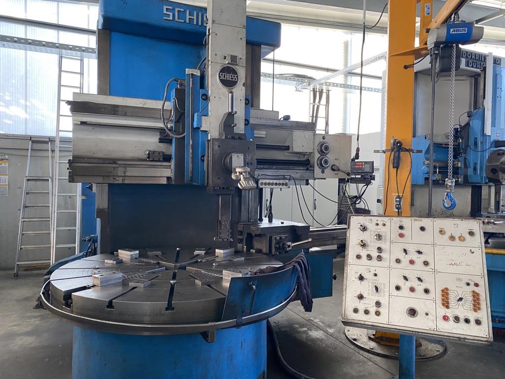 used Machines available immediately Vertical Turret Lathe - Single Column SCHIESS DKE 180