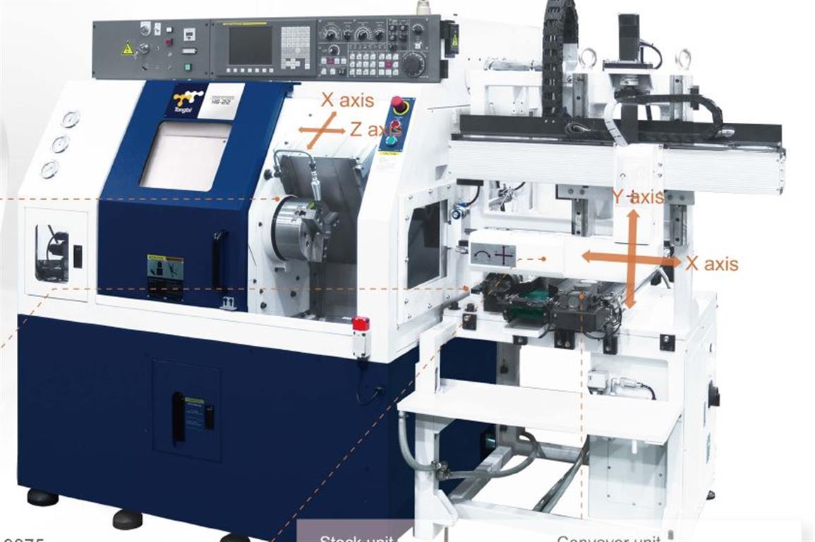 gebrauchte Maschinen sofort verfügbar CNC Dreh- und Fräszentrum KRAFT HS-22M mit Lader