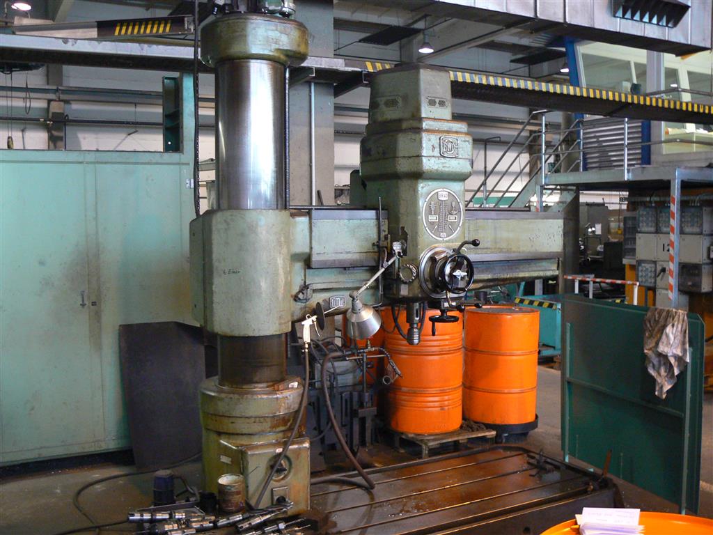 used Metal Processing Radial Drilling Machine WMW BR 40 x 1250